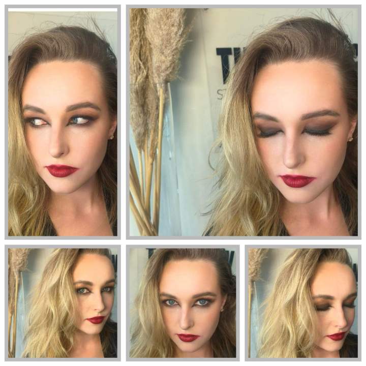 bridal hair styling